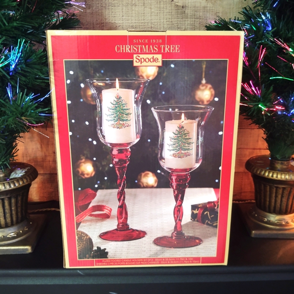 Spode Candle Holders